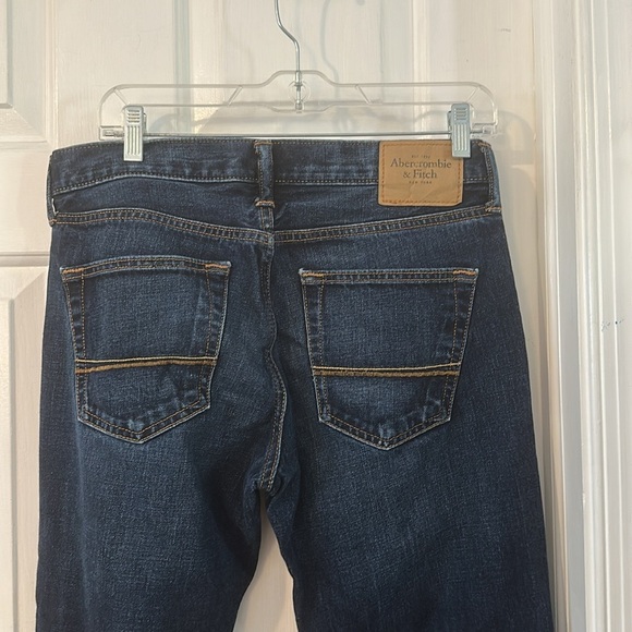 Men’s ABERCROMBIE & FITCH Classic Straight Leg Button Fly Denim Jeans Sz 30 x 32 - Picture 6 of 10